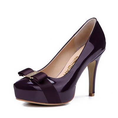 Ferragamo Shallow mouth stiletto heel Shoes Women--009